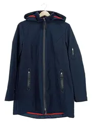Vorschaubild 1 von Damen Softshelljacke Kapuze Outdoor Gr. 40 Blau