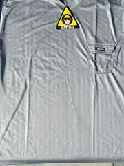 Vorschaubild 5 von Langarmshirt Herren Polyester Grau M Arbeits Shirt Praktisch Logo