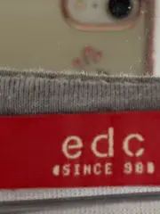 Vorschaubild 5 von Damen T-Shirt Gr. XL Grau Weiß Gestreift Asymmetrisch