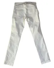 Vorschaubild 2 von Damen Hose Slim Fit Weiß Gr. 34 W26 Baumwolle Stretch