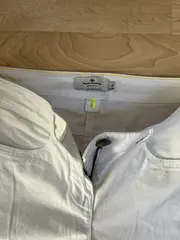 Vorschaubild 5 von Damen Hose Slim Fit Weiß Gr. 34 W26 Baumwolle Stretch