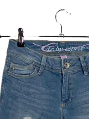 Vorschaubild 2 von Damen Jeans Slim Fit Super Skin W27 36 S Blau Destroyed