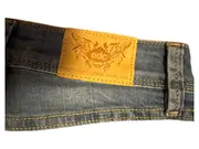 Vorschaubild 4 von Damen Jeans Slim Fit Super Skin W27 36 S Blau Destroyed