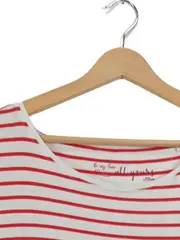 Vorschaubild 3 von Damen T-Shirt Gr. 38 M gestreift weiß rot maritim Knotendetail