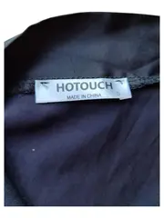 Vorschaubild 5 von Damen Kimono Morgenmantel Spitze Bindeverschluss Schwarz Gr. S