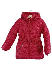 Vorschaubild 1 von Steppjacke Mädchen Kapuze Rot Gr. 116 Alltag Futter