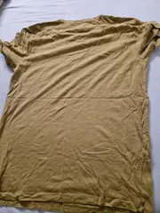 Vorschaubild 2 von Herren T-Shirt Gr. S Oliv Baumwolle Basic Casual