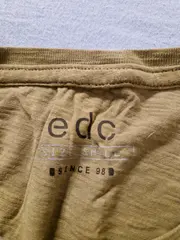 Vorschaubild 3 von Herren T-Shirt Gr. S Oliv Baumwolle Basic Casual