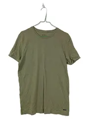 Vorschaubild 1 von Herren T-Shirt Gr. S Oliv Baumwolle Basic Casual