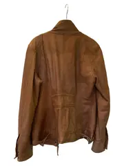 Vorschaubild 5 von Lederjacke Damen Braun Gr. 38 M Echt Leder Steppjacke Freizeit