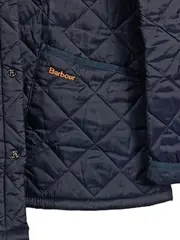 Vorschaubild 3 von Steppjacke Herren Gr. XS (44) Blau Gesteppt Übergangsjacke Cordkragen