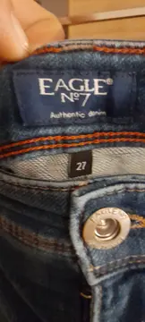 Vorschaubild 5 von Damen Jeans Regular Fit W27/36 Blau Stretch Denim