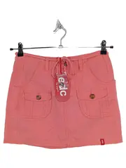 Vorschaubild 1 von Hosenrock Damen Minirock Rosa Gr. 32 Viskose Leinen