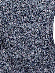 Vorschaubild 2 von Damen Freizeitkleid Gr. 36/S Blau Gepunktet Viskose