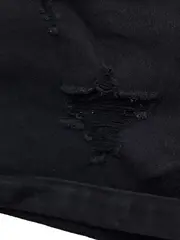 Vorschaubild 6 von Myhailys Destroyed Denim Shorts Damen Jeans Shorts Schwarz Nieten XS