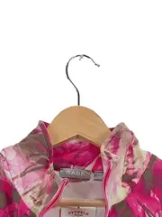 Vorschaubild 2 von Damen Trainingsjacke Gr. 44 Pink Blumenmuster Baumwolle Reißverschluss