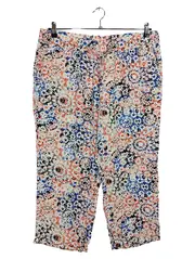 Vorschaubild 1 von Edition Damen Stoffhose Gr. 46 Mehrfarbig Viskose