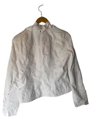 Vorschaubild 6 von Damen Leichte Jacke Blazer Gr. 38 Weiß Casual Polyester