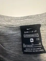 Vorschaubild 5 von Kinder T-Shirt Gr. 164 Grau Meliert Logo Sport Kurzarm Polyester