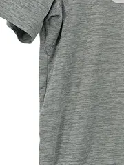 Vorschaubild 3 von Kinder T-Shirt Gr. 164 Grau Meliert Logo Sport Kurzarm Polyester