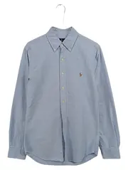 Vorschaubild 1 von Herren Hemd Langarm Oxford Blau Gr. S Button-Down