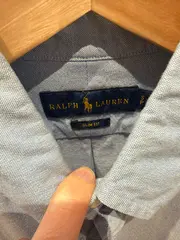 Vorschaubild 5 von Herren Hemd Langarm Oxford Blau Gr. S Button-Down