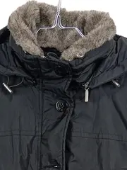 Vorschaubild 4 von Damen Winterjacke Parka Kapuze Fell Gr. 38 Schwarz