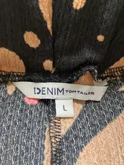 Vorschaubild 3 von Denim Damen Stoffhose L Culotte Floral Schwarz Beige