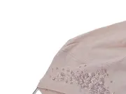 Vorschaubild 2 von Damen Pullover Gr. 36 S Rosa V-Ausschnitt Baumwolle Kaschmir Stickerei