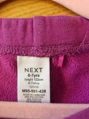 Vorschaubild 5 von Mädchen Leggings Herzapplikation Lila Gr. 122