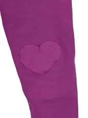 Vorschaubild 4 von Mädchen Leggings Herzapplikation Lila Gr. 122