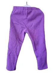 Vorschaubild 2 von Mädchen Leggings Herzapplikation Lila Gr. 122