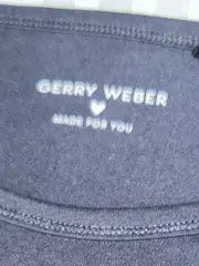 Vorschaubild 6 von Langarmshirt Damen Gr. 44 Blau Pailletten Geometrisch Casual Shirt