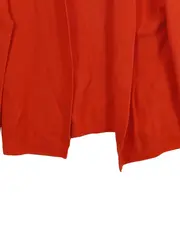 Vorschaubild 5 von Damen Strickjacke Cardigan Gr. 32/XXS Orange Basic Offen Feinstrick