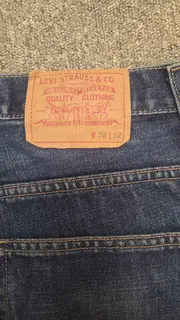 Vorschaubild 4 von 501 Herren Jeans Regular Fit Blau W32 L32 Klassisch Baumwolle