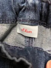 Vorschaubild 5 von Mädchen Jeans Regular Fit Palmenmuster Blau Gr. 122