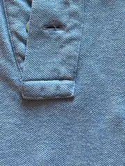 Vorschaubild 4 von Herren Poloshirt Custom Slim Fit Gr. S Blau Meliert