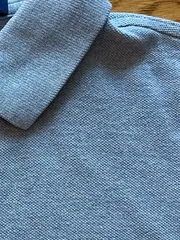 Vorschaubild 3 von Herren Poloshirt Custom Slim Fit Gr. S Blau Meliert