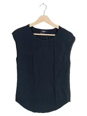 Vorschaubild 1 von Damen Top Shirt Gr. S schwarz ärmellos Viskose Basic