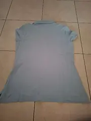 Vorschaubild 3 von Damen Poloshirt Blau Gr. 38 M Kurzarm Classic Fit