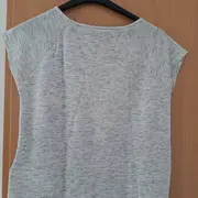 Vorschaubild 4 von TAIFUN Damen T-Shirt Gr. 36/S Grau Print Schnürung Viskose Casual