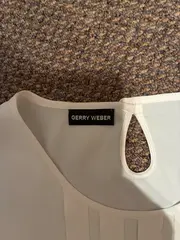 Vorschaubild 5 von Damen Bluse Elegant Weiß Langarm Gr. 44 Business Polyester