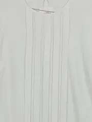 Vorschaubild 7 von Damen Bluse Elegant Weiß Langarm Gr. 44 Business Polyester