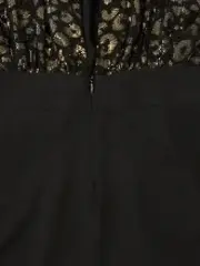 Vorschaubild 3 von Damen Jumpsuit Gr. 36/S Leopard Gold Schwarz Kurz Party