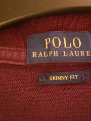 Vorschaubild 6 von Damen Poloshirt Skinny Fit Gr. 42 XL Rot Baumwolle Casual