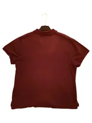 Vorschaubild 2 von Damen Poloshirt Skinny Fit Gr. 42 XL Rot Baumwolle Casual