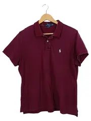 Vorschaubild 1 von Damen Poloshirt Skinny Fit Gr. 42 XL Rot Baumwolle Casual