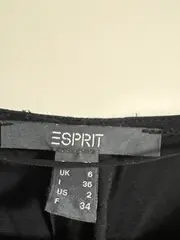 Vorschaubild 3 von Damen Bluse Langarm V-Ausschnitt Schwarz Gr. 32/XXS Viskose