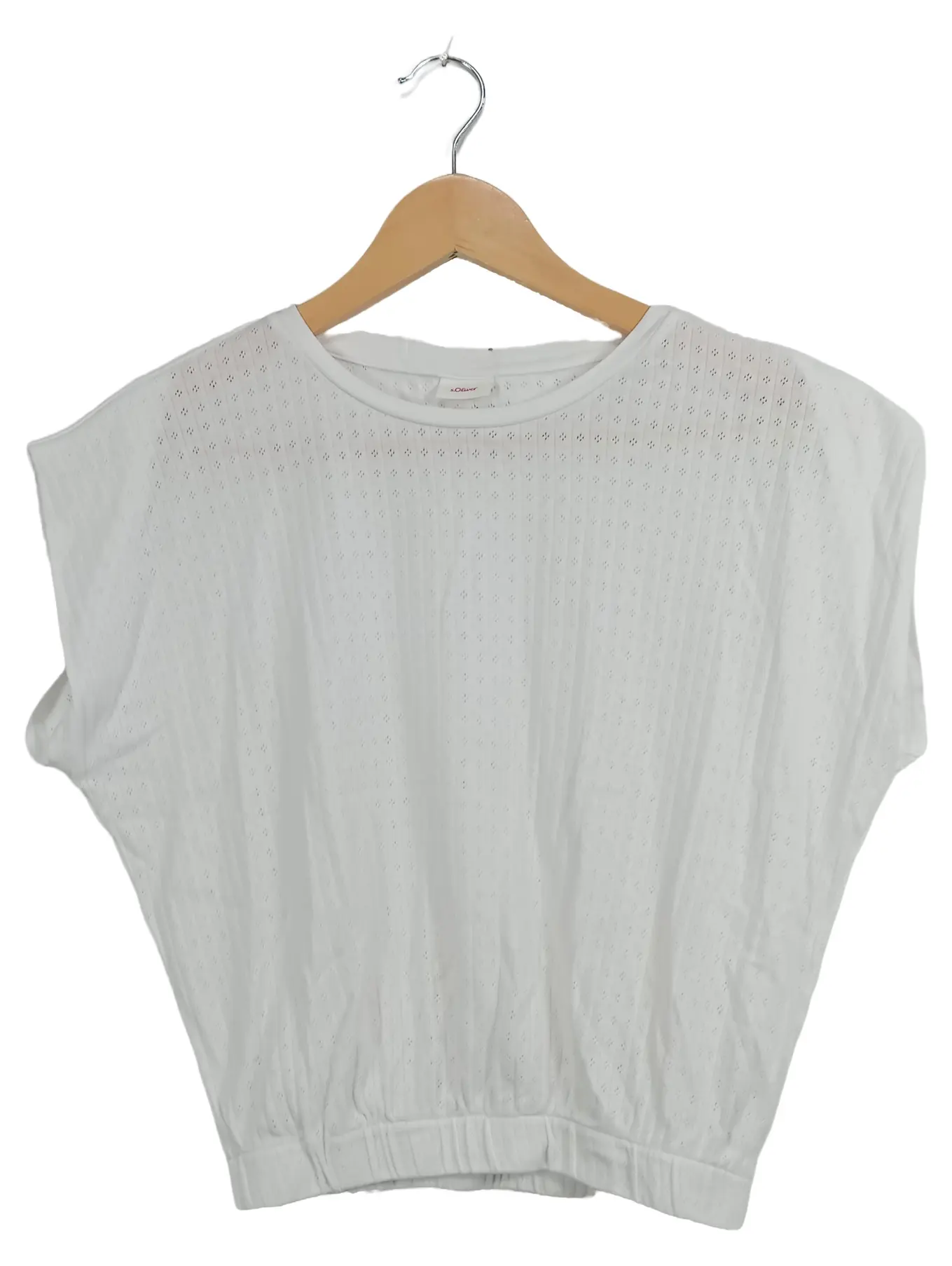 S.OLIVER Kinder T-Shirt Gr. 152 Weiß Casual