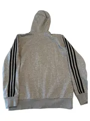 Vorschaubild 2 von Kinder Trainingsjacke Gr. 164 Grau Kapuze 3-Streifen Sport